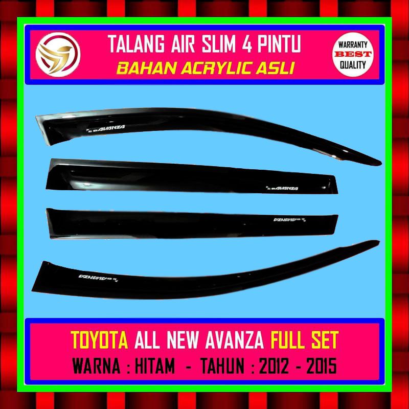 Jual Talang Air Mobil Pintu Full Set Toyota All New Avanza