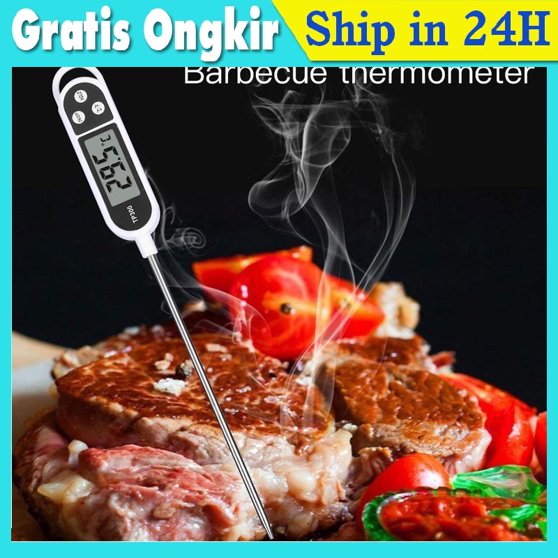 Jual Termometer Digital Pengukur Suhu Makanan Bbq Minuman Food