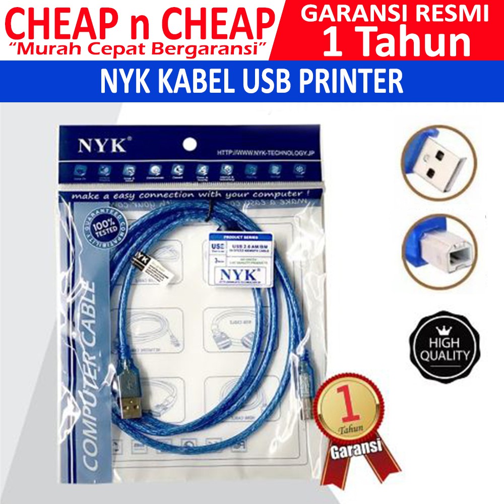 Jual Nyk Kabel Usb Printer Meter Shopee Indonesia