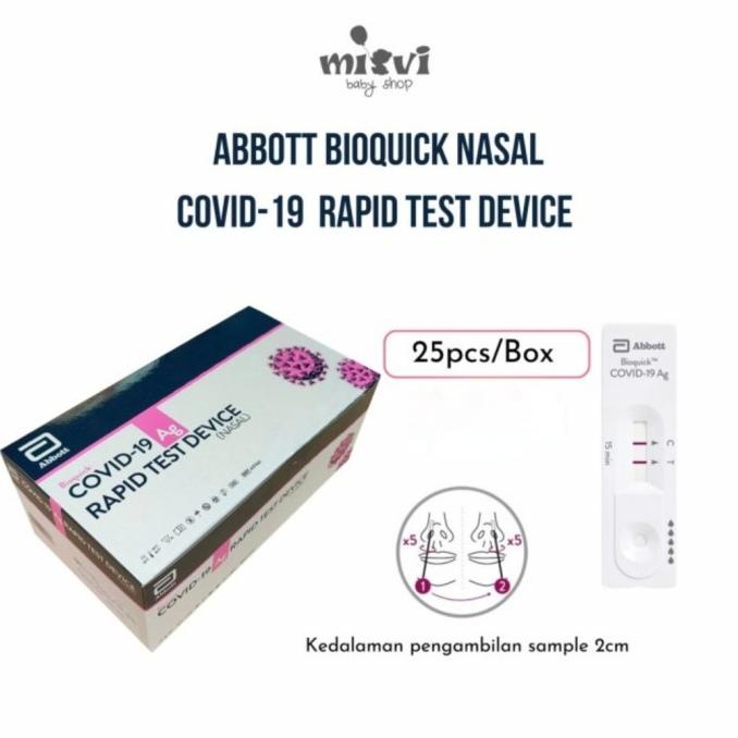 Jual Abbott Antigen Bioquick Nasal Swab Shopee Indonesia