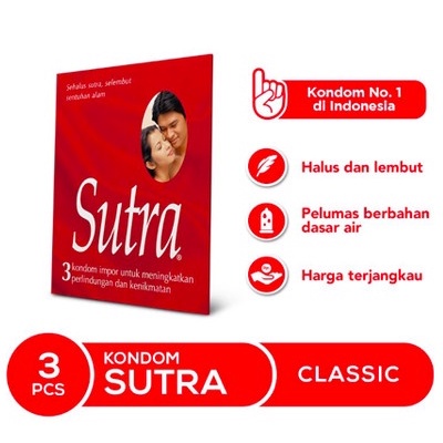 Jual PRIVASI AMAN SUTRA Merah Plus HITAM OK Gerigi Biru Isi 3s