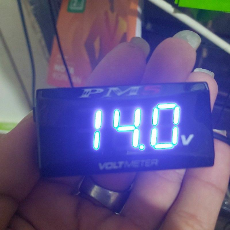 Jual Volmeter Biasa Atau Volmeter Aki Universal Untuk Semua Motor LED