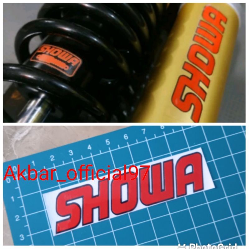 Jual Stiker Cutting Shok Showa Merah Sticker Shock Showa Shopee Indonesia