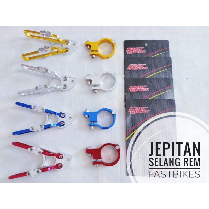 Jual Breket Kleman Selang Kabel Rem Variasi Cnc Tahanan Selang Rem