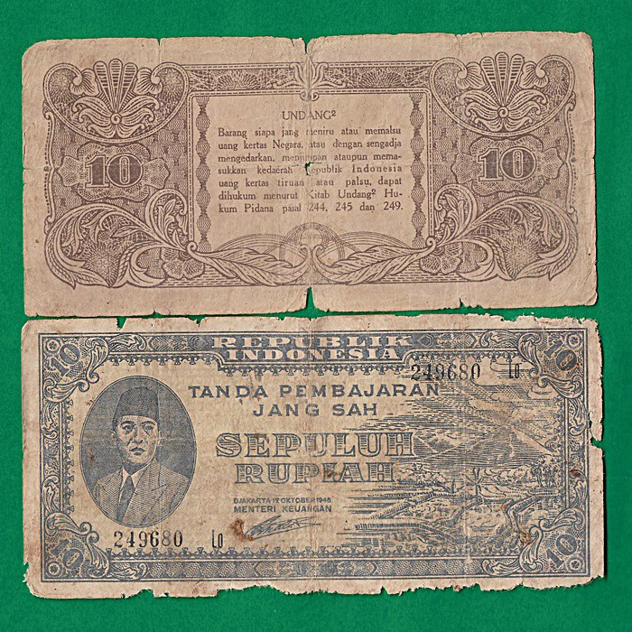 Jual Uk Uang Kuno Indonesia Asli Rupiah Soekarno Tahun Uang