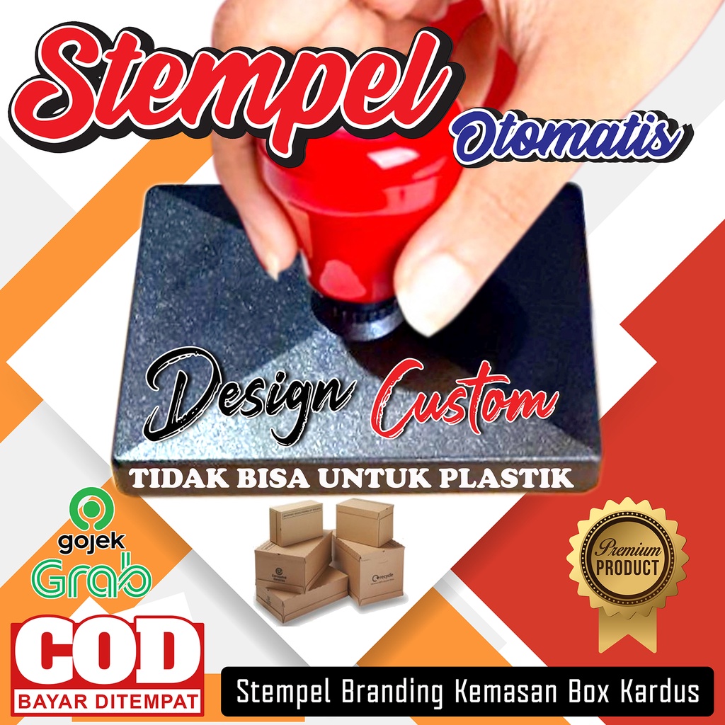 Jual Stempel Jumbo Besar Kardus Branding Murah Berkualitas Shopee