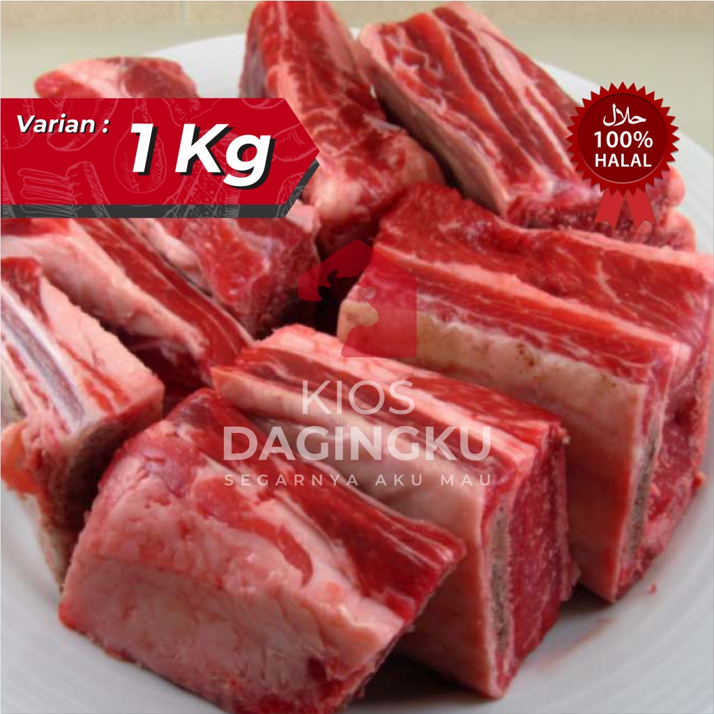 Jual IGA SUPER SHORT RIBS PREMIUM BEEF 1Kg Shopee Indonesia