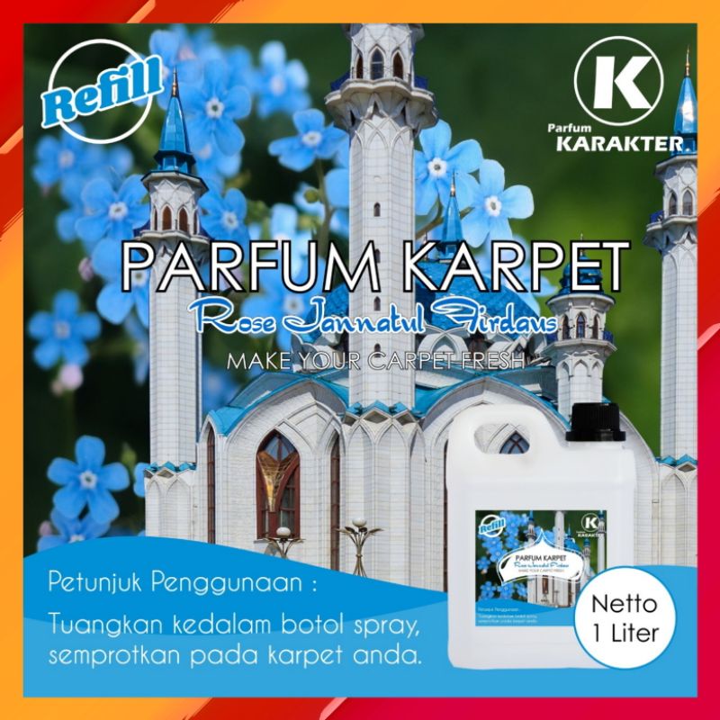 Jual Parfum Parfume Pengharum Pewangi Karpet Rumah Masjid Aroma Rose