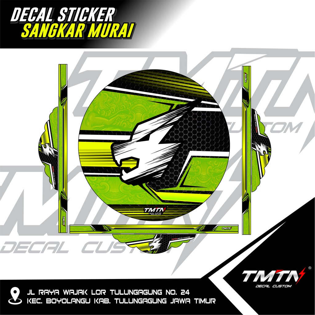 Jual DECAL STICKER SANGKAR BURUNG MURAI DECAL SANGKAR MURAI DECAL