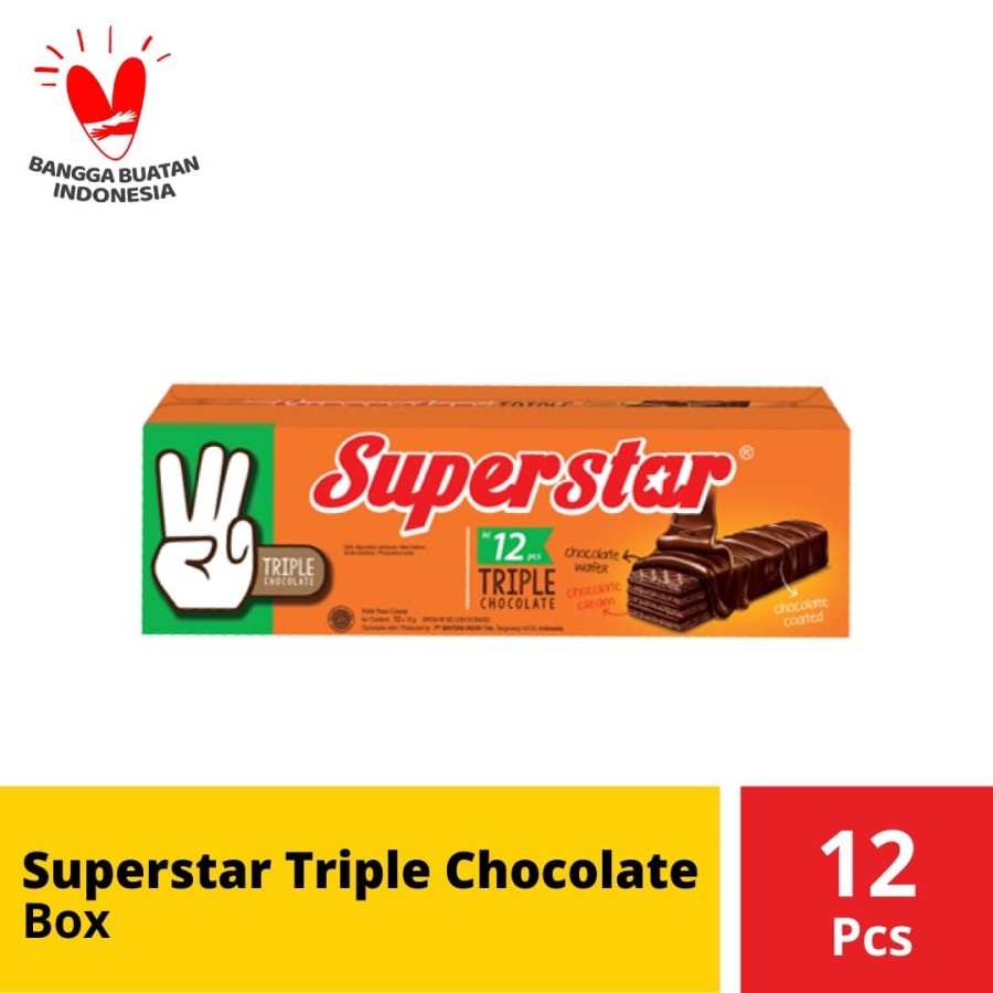 Jual Superstar Triple Chocolate Box Pcs Gr Shopee Indonesia