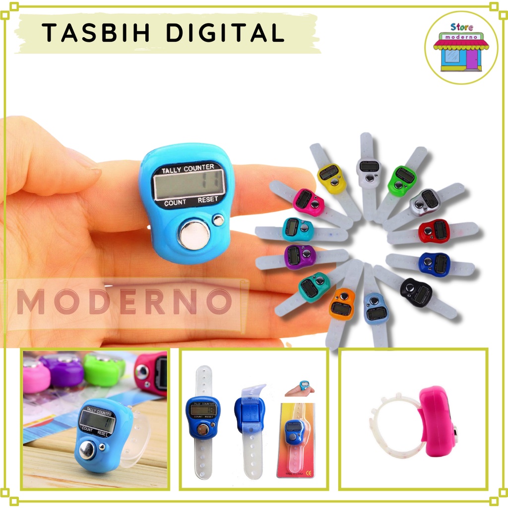 Jual Alat Hitung Digital Led Tasbih Digital Mini Caunter Tally Tasbih