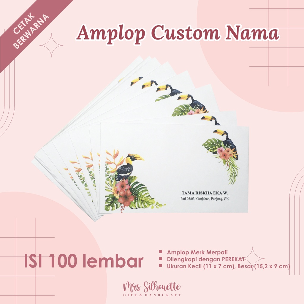 Jual AMPLOP KONDANGAN WARNA AMPLOP CUSTOM NAMA SUMBANGAN NIKAHAN