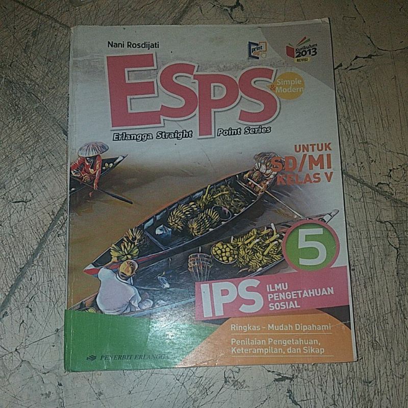 Jual Buku Esps Ips Ilmu Pengetahuan Sosial Sd Revisi Shopee Indonesia