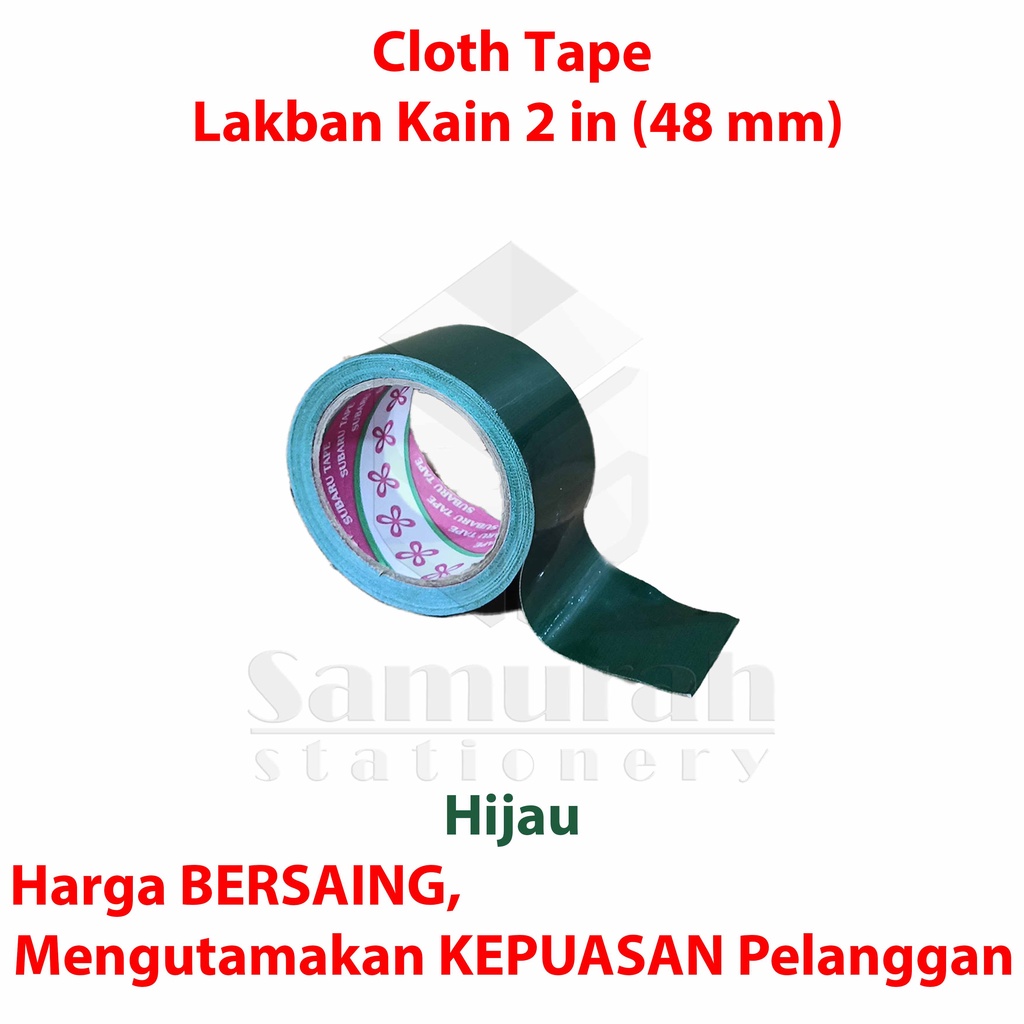 Jual Lakban Kain Subaru 48 Mm X 12 Meter Warna Warni Cloth Tape 2