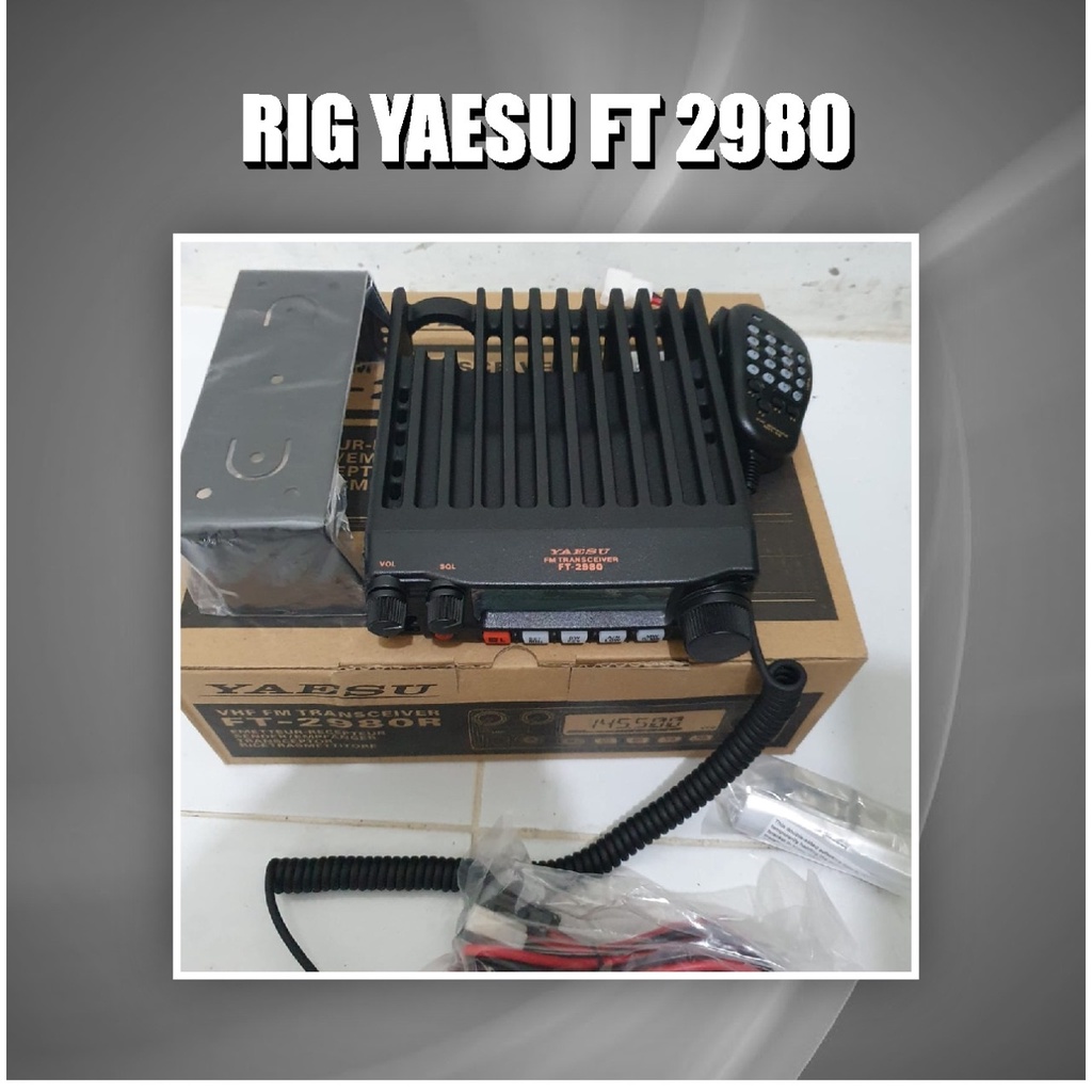 Jual Rig Yaesu Ft Vhf Singleband Vhf Ht Mobil Mobile Radio Ft