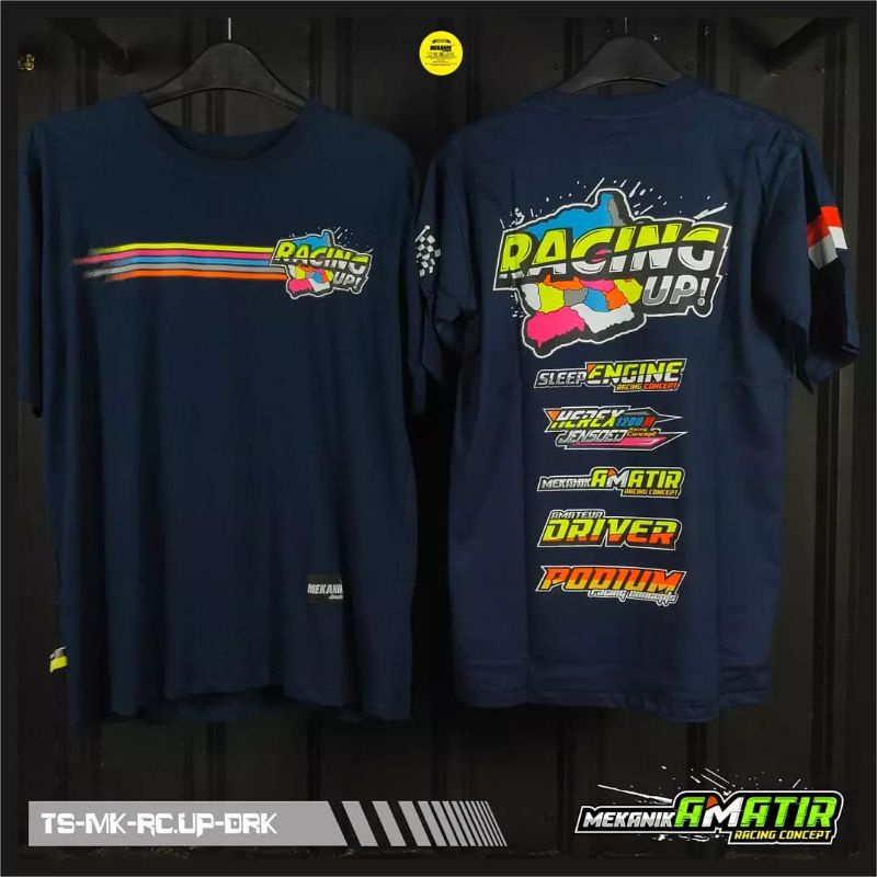 Jual Termurah Kaos Racing Full Sponsor Original Distro Mekanik Amatir