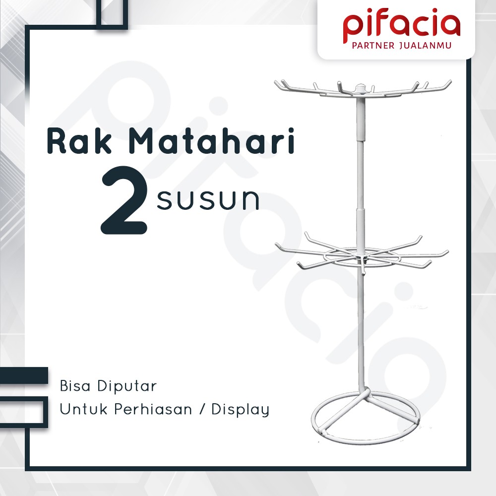 Jual Rak Matahari Display Putar Toko Susun Gantungan Aksesoris