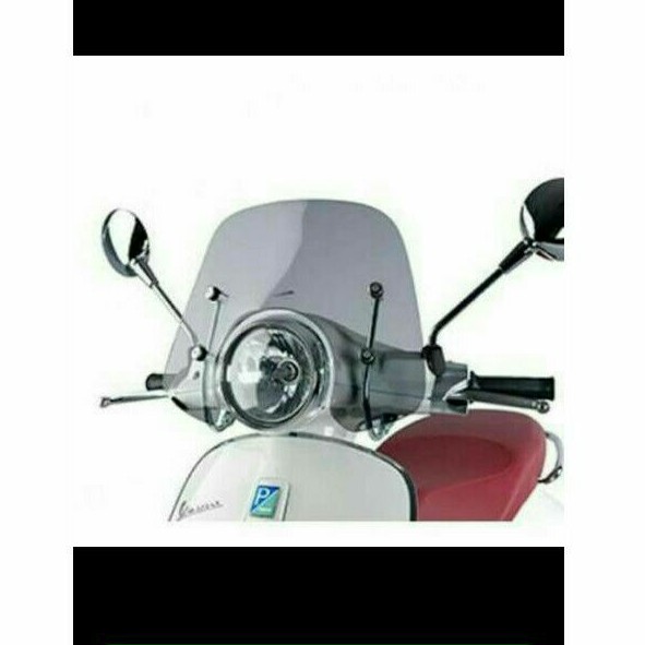 Jual Vespa Primavera Flyscreen Smoke Original Shopee Indonesia