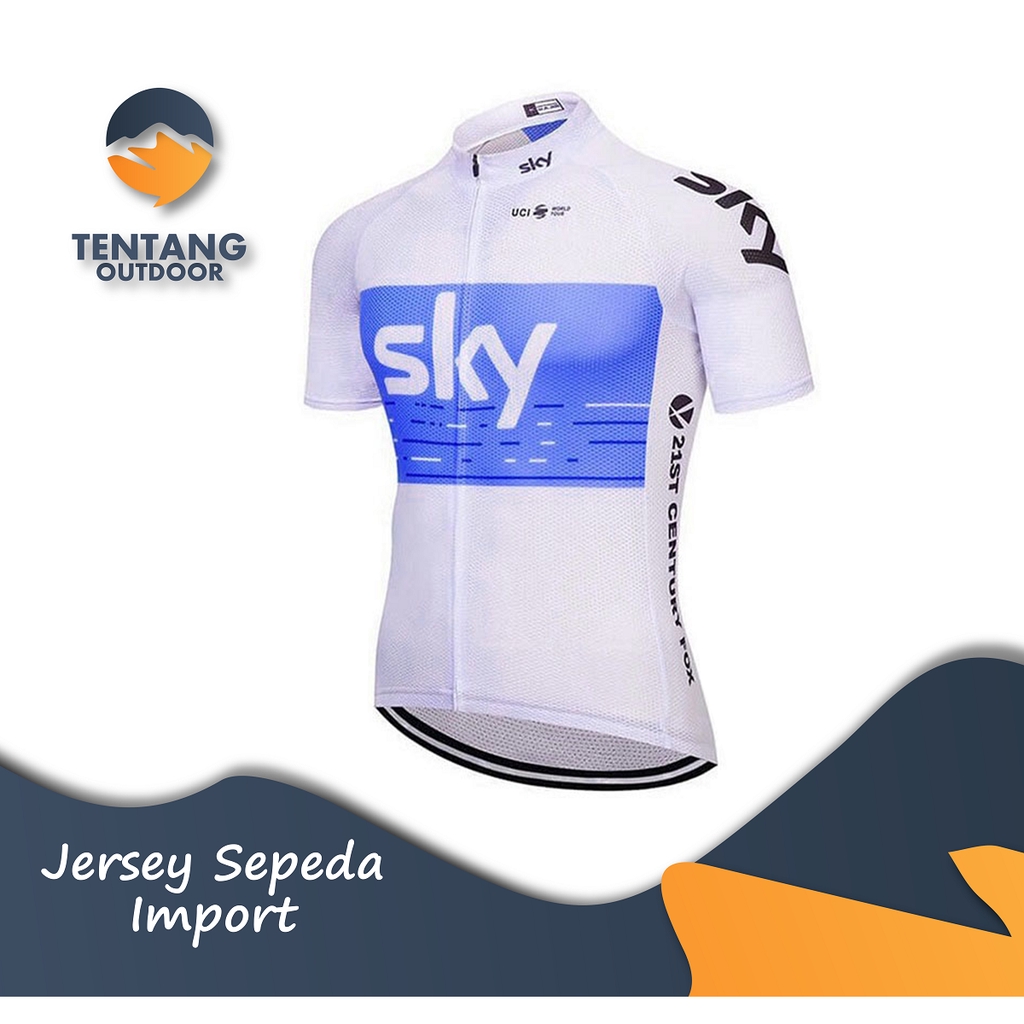 Jual Jersey Sepeda SKY Import T004 Roadbike Kaos Sepeda Baju Gowes