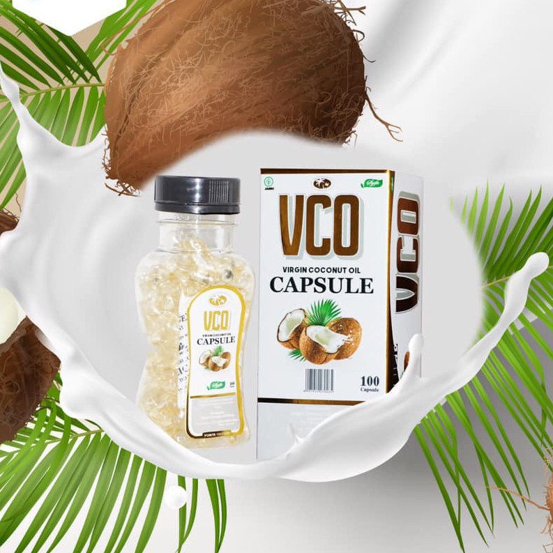 Jual VCO KAPSUL VIRGIN COCONUT OIL 100 KAPSUL MINYAK KELAPA MURNI