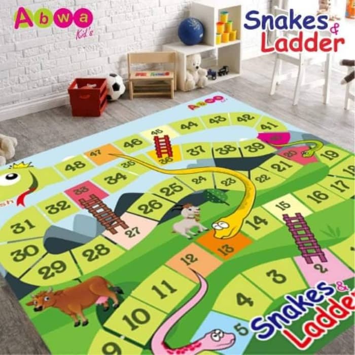 Jual Ular Tangga Karpet Raksasa Snakes And Ladders Giant Carpet Jumbo