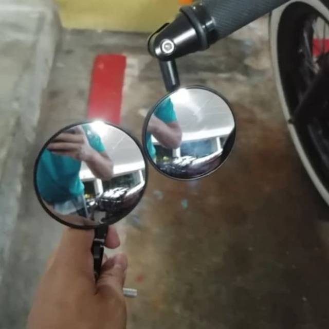 Jual Spion Sepion End Bar Jalu Bulat Kaca Cembung Full Cnc Shopee