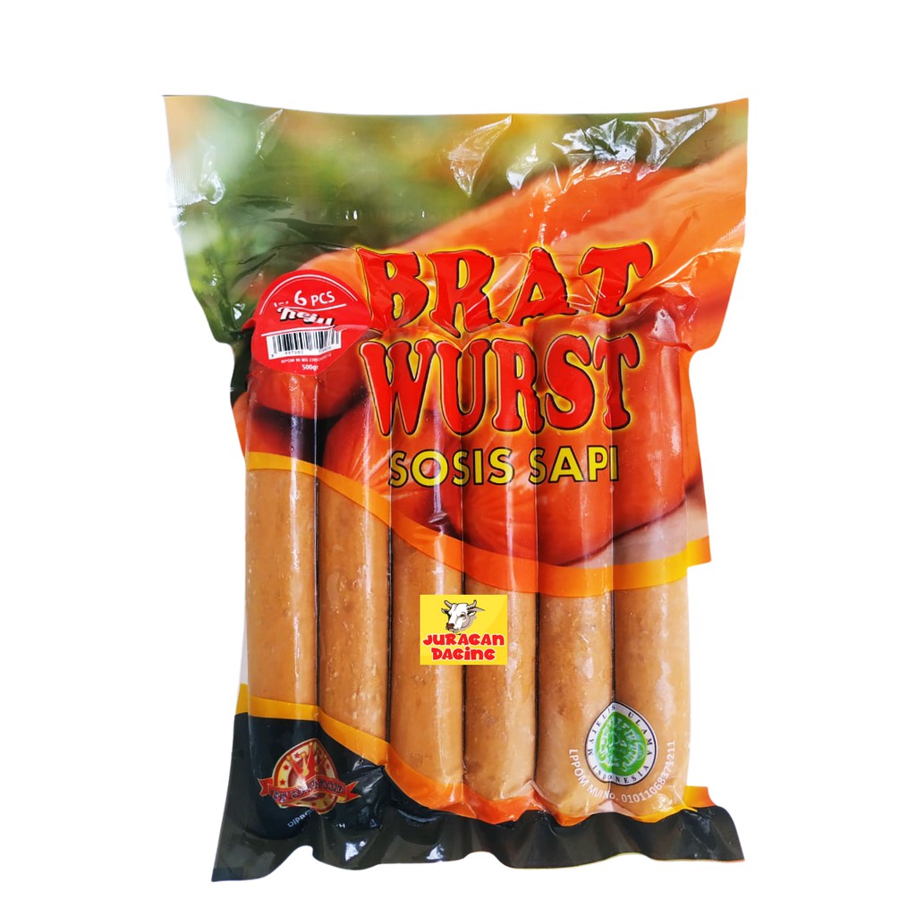 Jual Sosis Sapi Bratwurst Keju King Food Shopee Indonesia