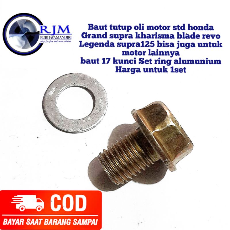 Jual Baut Oli Motor Std Honda Grand Supra Kharisma Blade Revo Legenda