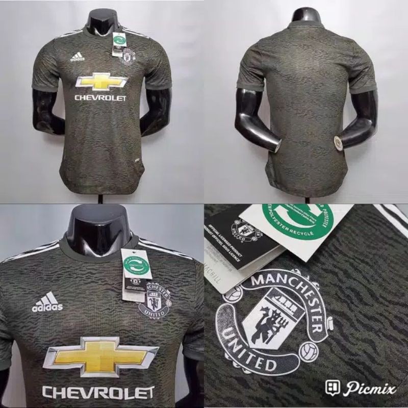 Jual Jersey Manchester United MU Away Player Issue 2020 2021 Grade Ori