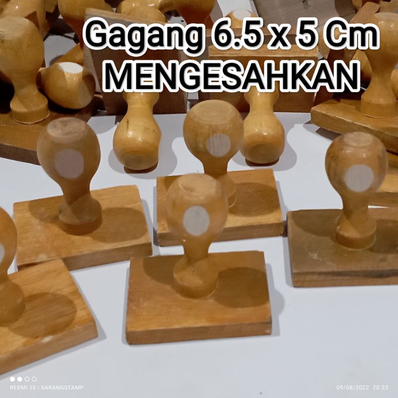 Jual Gagang Stempel LEGALISIR Mengesahkan 6 5X5CM Shopee Indonesia