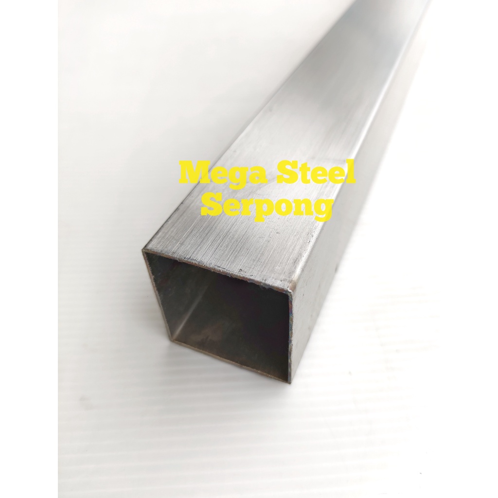 Jual Hollow Stainless Steel Pipa Kotak Hairline X Mm Tebal Mm