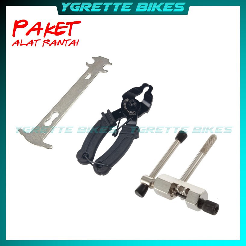 Jual YGRETTE PAKET 13 IN 1 KOMPLIT SET KUNCI ALAT PERBAIKAN SEPEDA