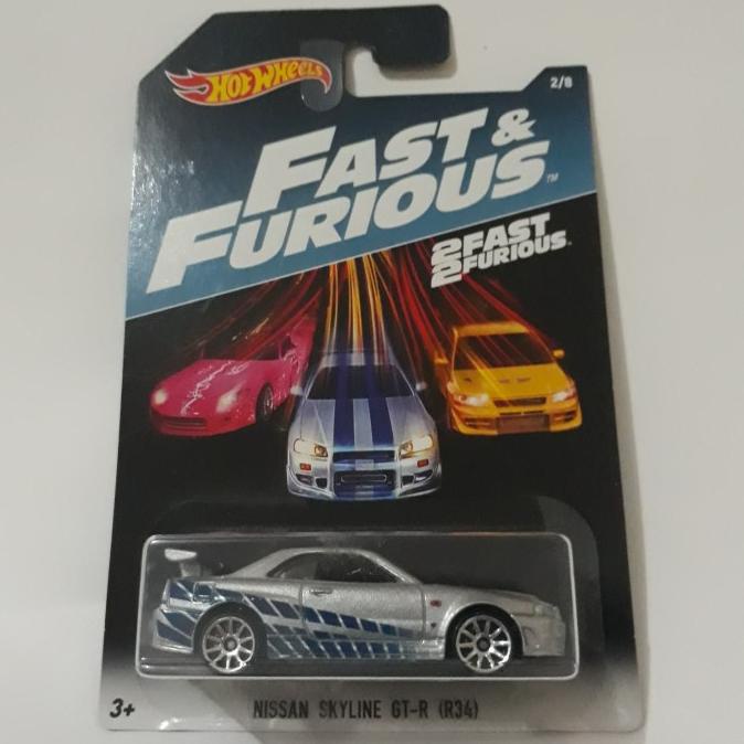 Jual Hot Wheels Hotwheels Fast Furious Nissan Skyline GT R R34