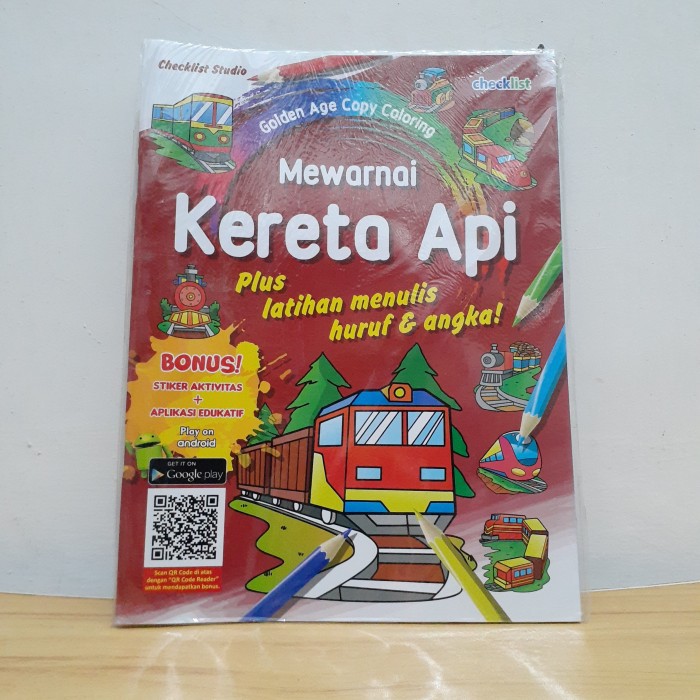 Jual Golden Age Copy Coloring Mewarnai Kereta Api Shopee Indonesia