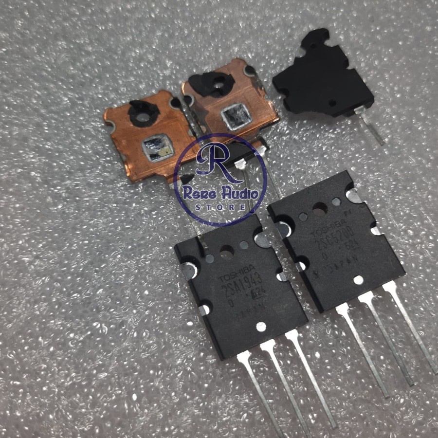 Jual TRANSISTOR TOSHIBA LOT 524 2SA1943 2SC5200 Original JAPAN Bonus