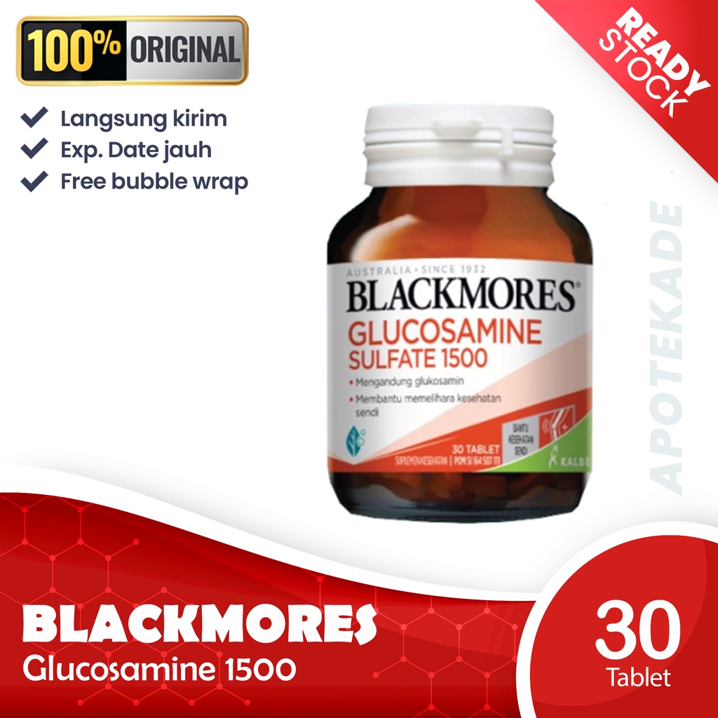 Jual BLACKMORES GLUCOSAMINE SULFATE 1500 30 TABLET Shopee Indonesia