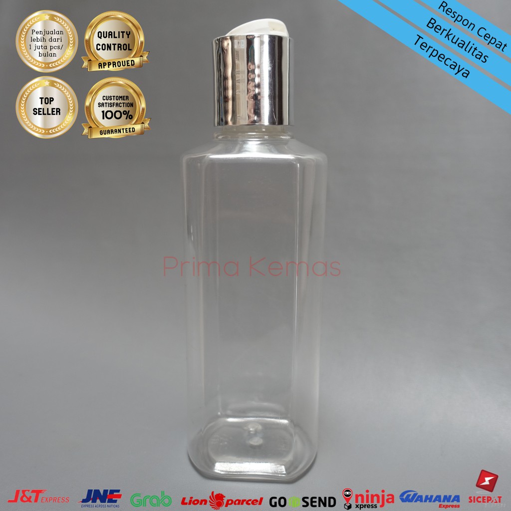 Jual Botol Presstop Ml Botol Kosmetik Ml Botol Skincare Pet