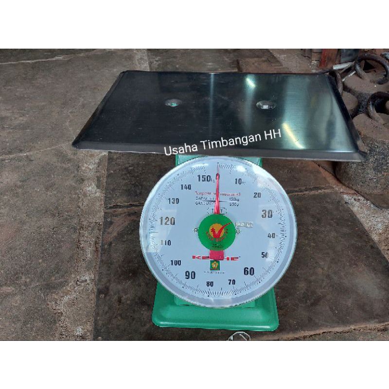 Jual Timbangan Duduk Pegas Jarum Ukuran 150 Kg RENHE Original Shopee