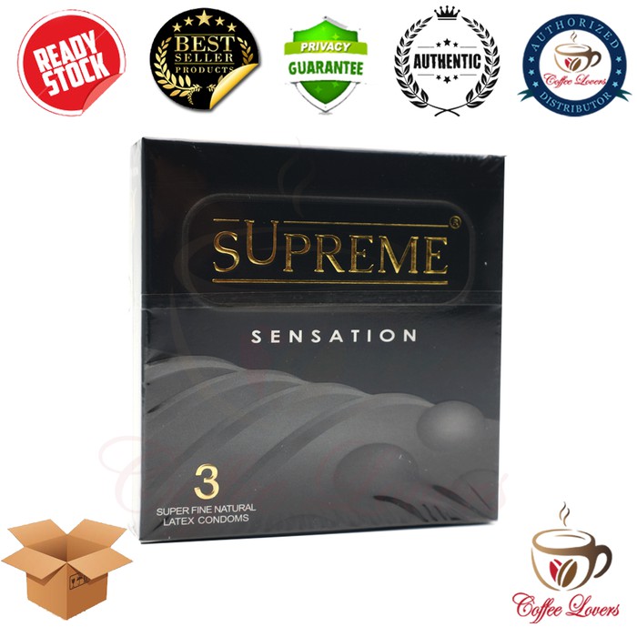 Jual SUPREME SENSATION CONDOM 3 PCS Shopee Indonesia