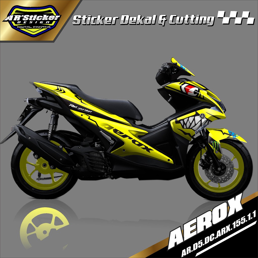 Jual Decal Aerox Full Body Stiker Dekal Aerox Full Body D Kode