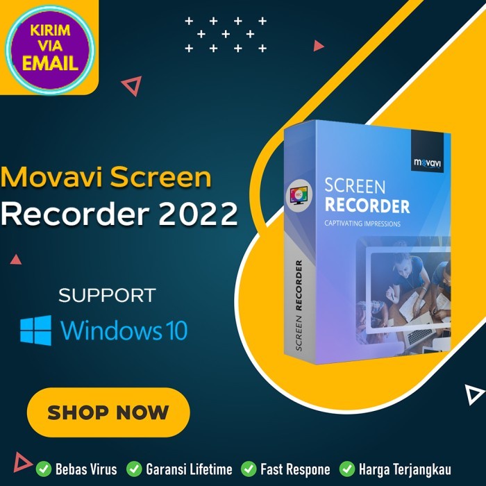 Jual Movavi Screen Recorder 2022 Full Version Win Shopee Indonesia