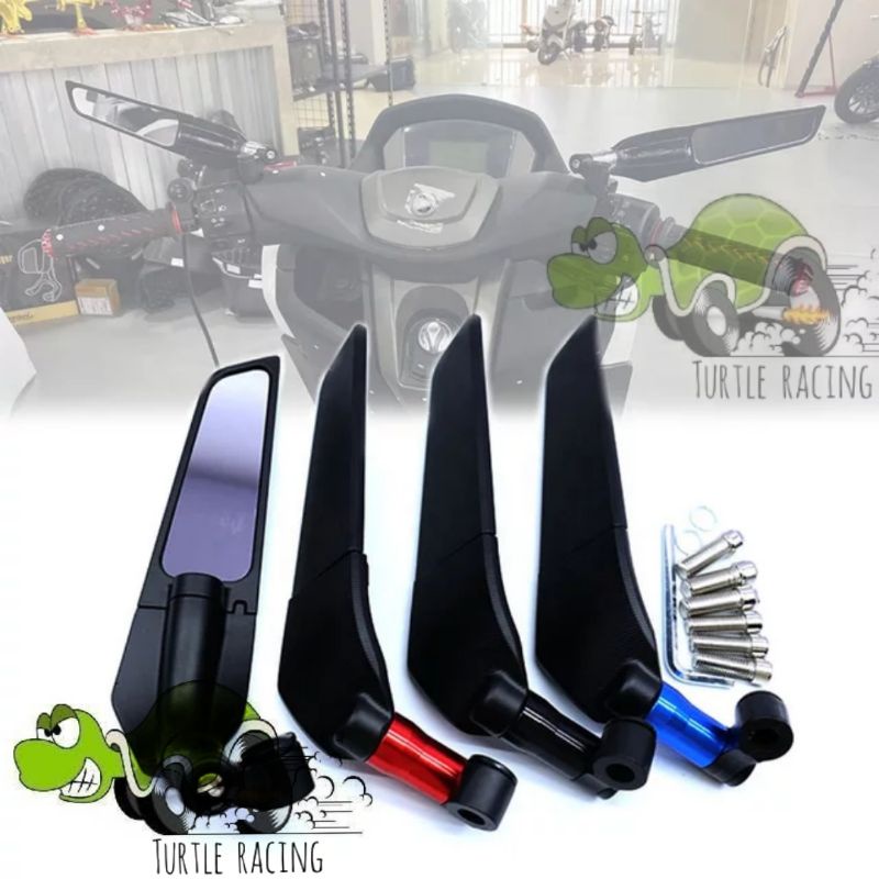 Jual Spion Winglet Stealth Rear Mirror Universal Model Tomok Spion