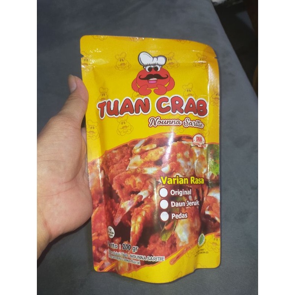 Jual Baby Crab Crispy Pedas Nikmat Produk Nounna Saritie Kemasan 100