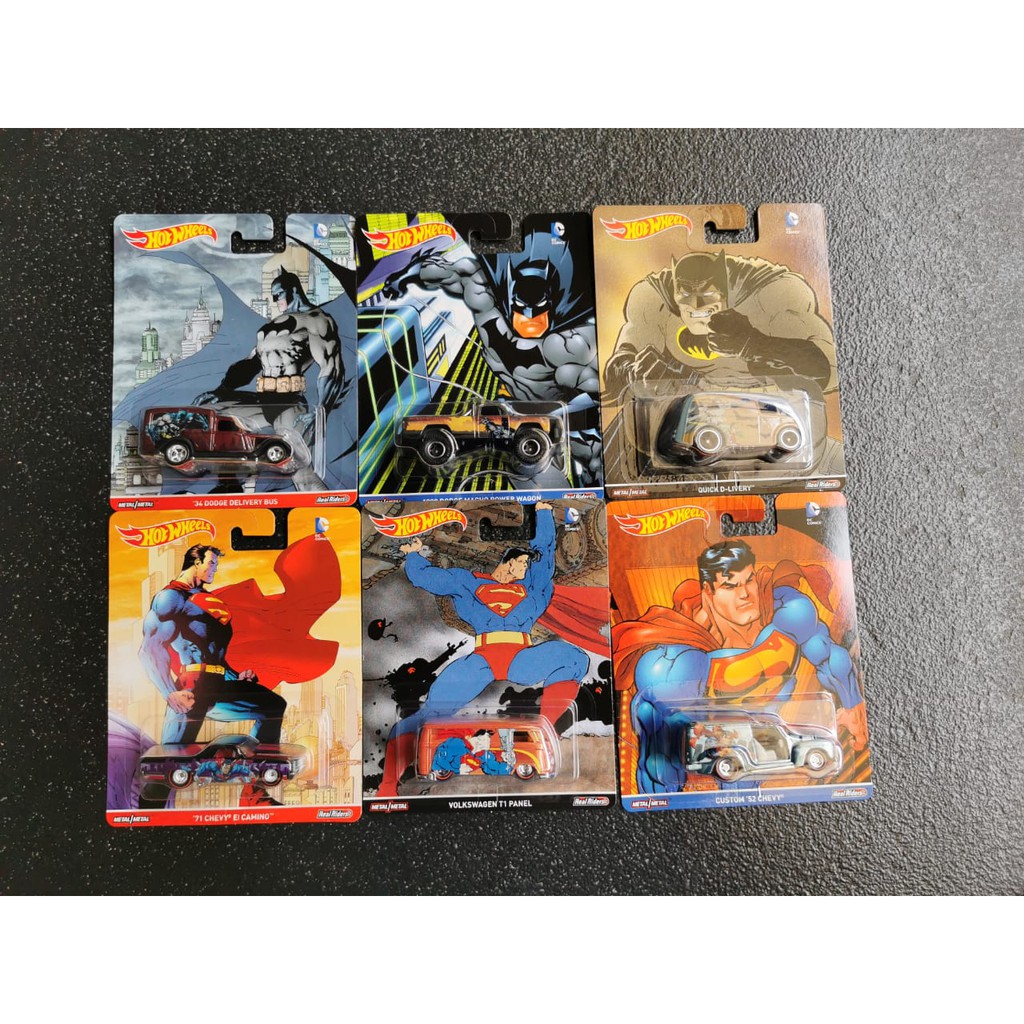 Jual Hot Wheels Pop Culture Batman Superman VW Volkswagen T1 Panel Chevy Shopee Indonesia