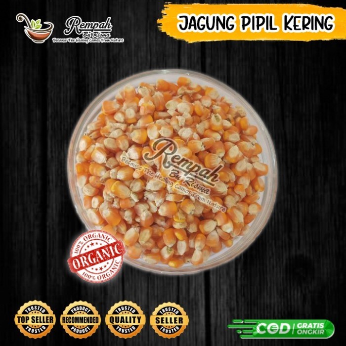 Jual Jagung Pipil Kering Gram Jagung Popcorn Rempah Bu Risma