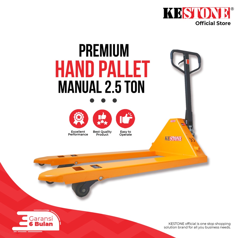 Jual Hand Pallet Manual Ton Premium Hand Lift Forklift Pallet