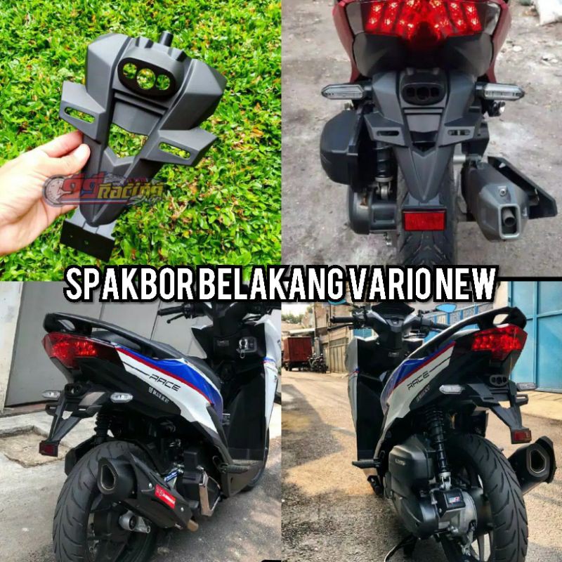 Jual Spakbor Belakang Vario 125 150 160 New Model Racing Carbon