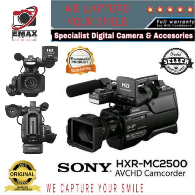 Jual SONY HXR MC2500 Shoulder Mount AVCHD Camcorder Sony MC2500