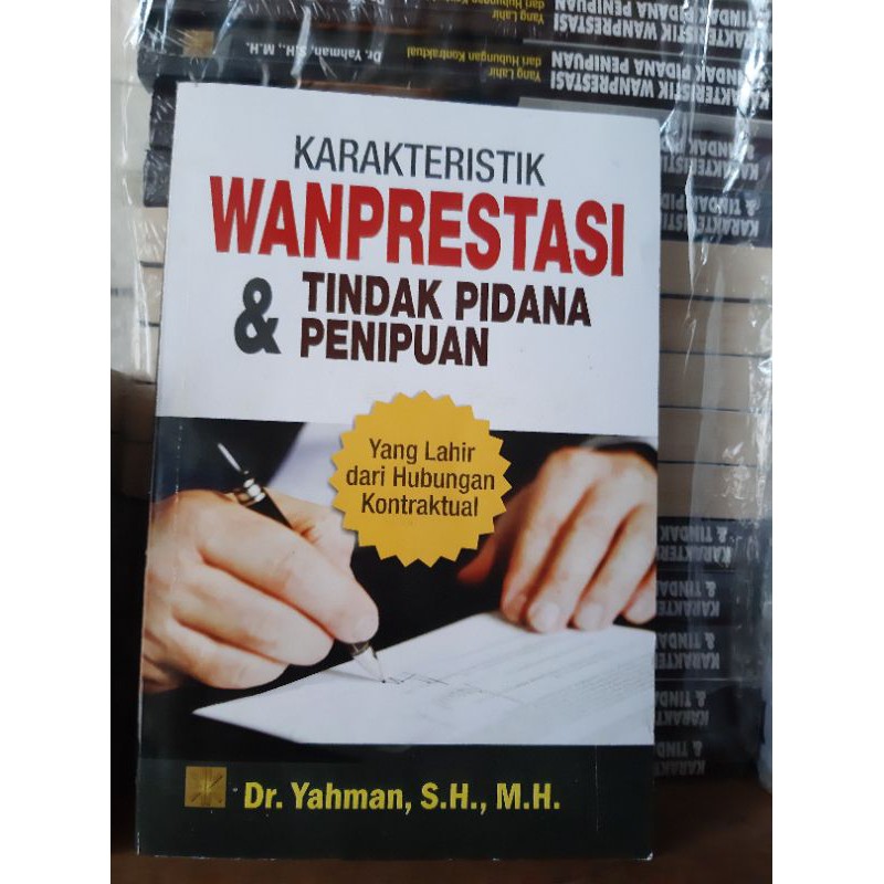 Jual Karakteristik Wanprestasi Tindak Pidana Penipuan Shopee Indonesia