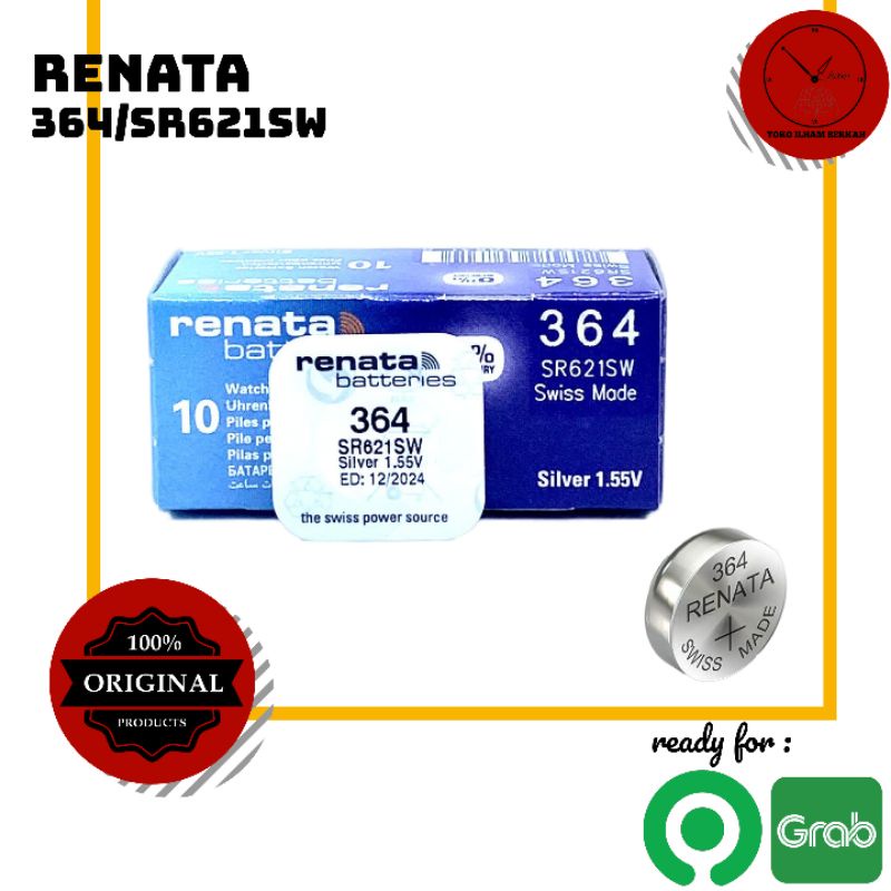 Jual Original Baterai Jam Tangan Renata Sr Sw Shopee